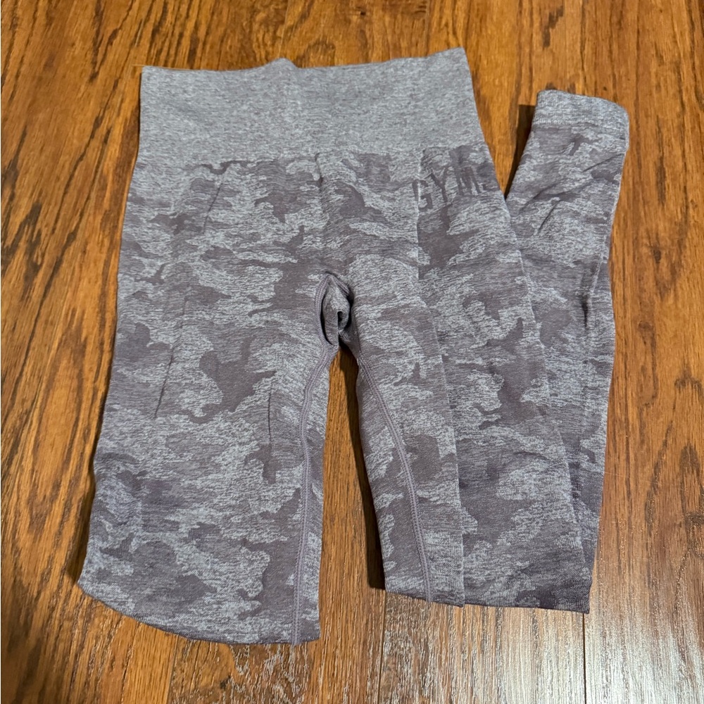 Gymshark Purple Camo Leggings